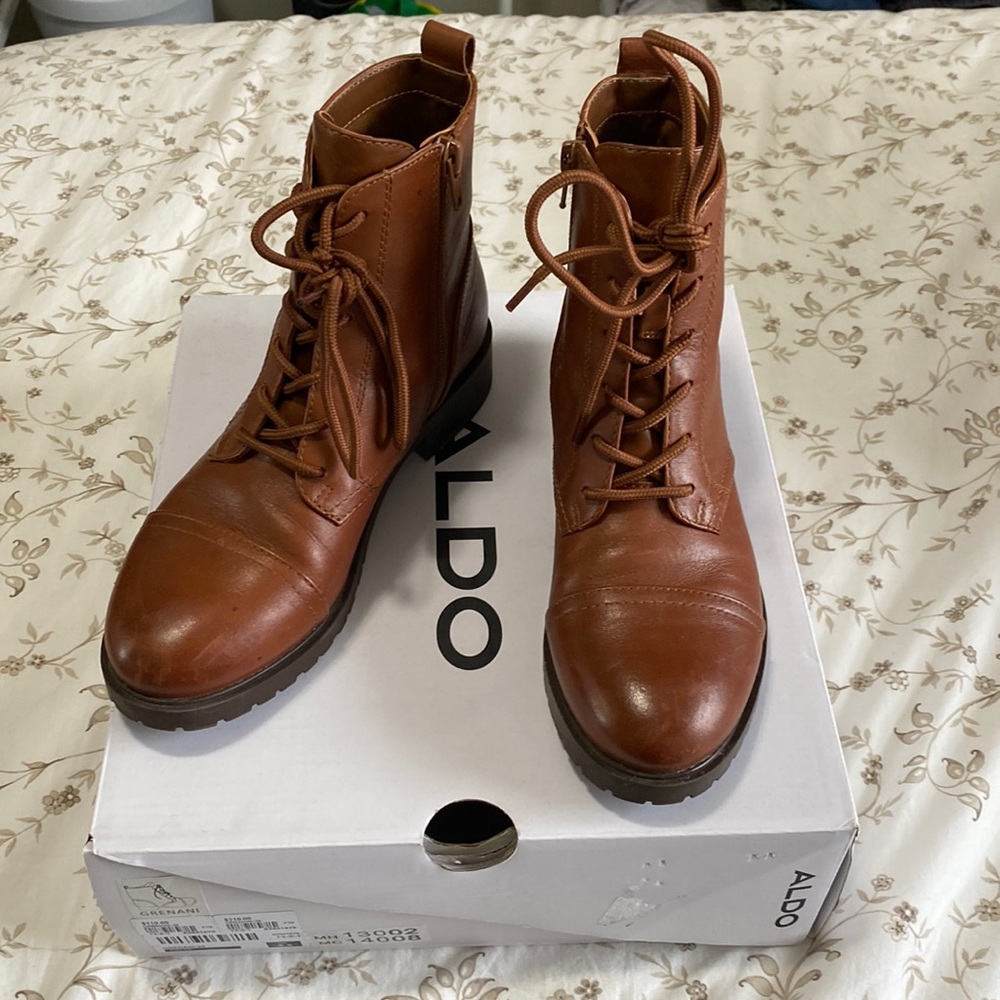 Lace up ankle boots